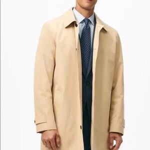Brooks Brothers Men’s Khaki Top Coat, size 44